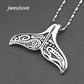 Dolphins Pendant Necklace - Indigo-Temple