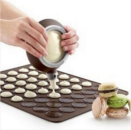 30-cavity Silicone  Macaron Shape Mould - Indigo-Temple