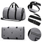 Shipmaster™  Convertible Anti-Wrinkle Travel Duffel Bag - Indigo-Temple