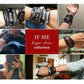 IF ME™ Vintage Multi-Layer Men's Leather Bracelet Sets - Indigo-Temple