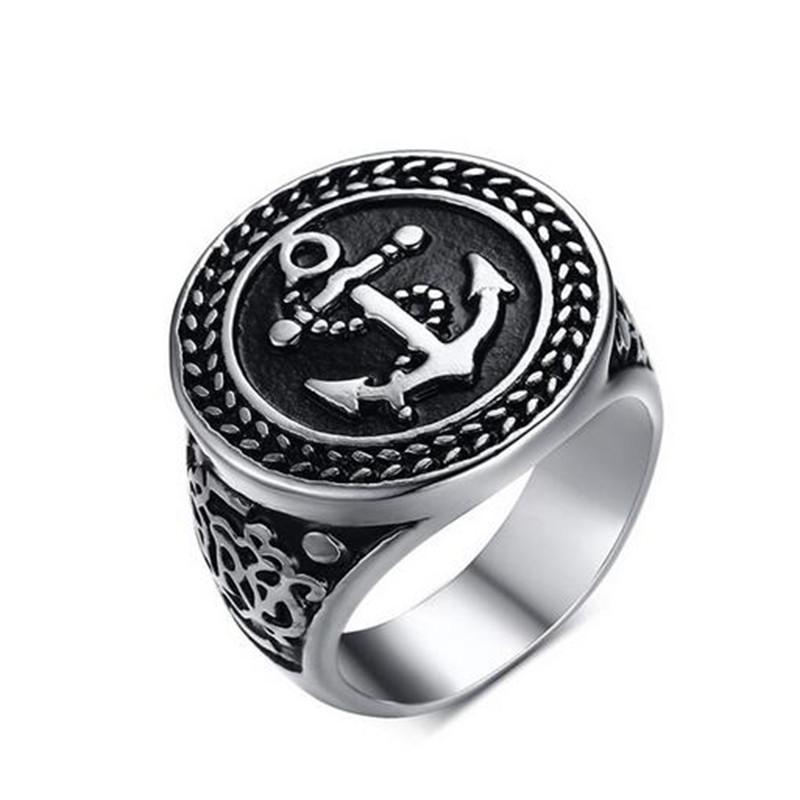 Eden - Vintage Anchor Ring - Indigo-Temple