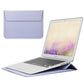 Leather Laptop Case with Stand Function - Indigo-Temple