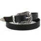 Western Cowgirl Women's Leather Belt - Indigo-Temple