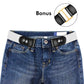 Buckle-Free Adjustable Belts - Indigo-Temple