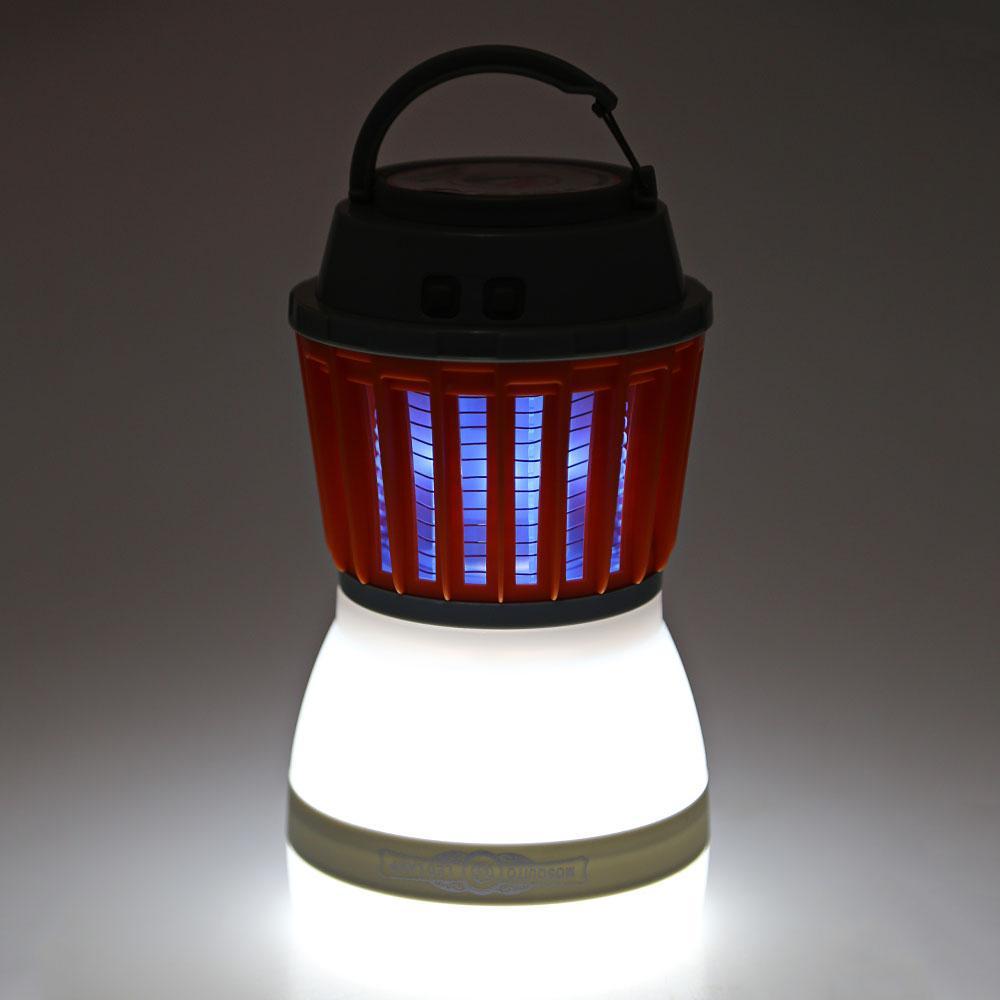 2-IN-1 Bug-Zapper and Lantern with Solar Panel - Indigo-Temple