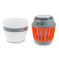 2-IN-1 Bug-Zapper and Lantern with Solar Panel - Indigo-Temple