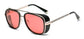 Iron Man Side-Shielded Men's Sunglasses - Indigo-Temple