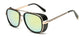 Iron Man Side-Shielded Men's Sunglasses - Indigo-Temple