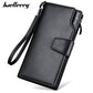 Baellerry™ Traveler's Business Checkbook Wallet - Indigo-Temple