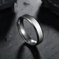 Smooth One-Piece Titanium Steel Unisex Ring - Indigo-Temple
