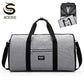 Shipmaster™  Convertible Anti-Wrinkle Travel Duffel Bag - Indigo-Temple