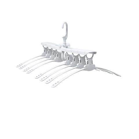 8 in 1 Space Saving Collapsible Hanger - Indigo-Temple