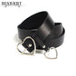 Heart Pin Buckle Women's Fashion Belt - Indigo-Temple