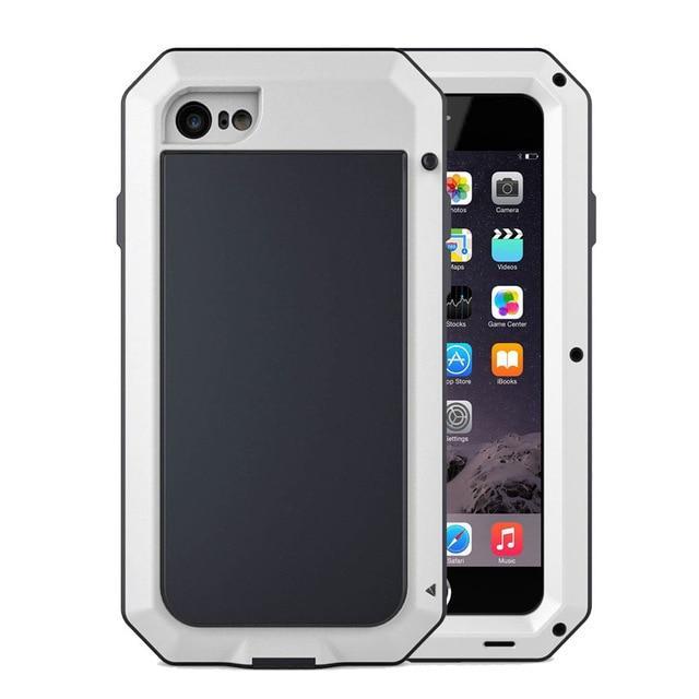 Shockproof Waterproof Aluminum Case + Gorilla Glass - Indigo-Temple