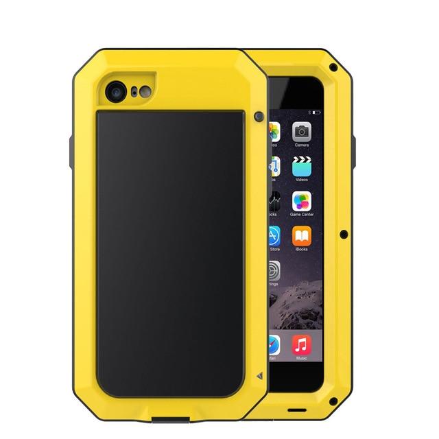 Shockproof Waterproof Aluminum Case + Gorilla Glass - Indigo-Temple