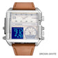 3-Timezone Luxury Sports Watch - Indigo-Temple