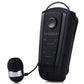 Hands Free Wear Clip Vibrating Bluetooth V4.0 Earphone - Indigo-Temple