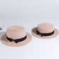 Women's Fashion Bow-Knot Straw Hat - Indigo-Temple