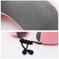 Ergonomic Memory Foam Travel Neck Pillow kit - Indigo-Temple