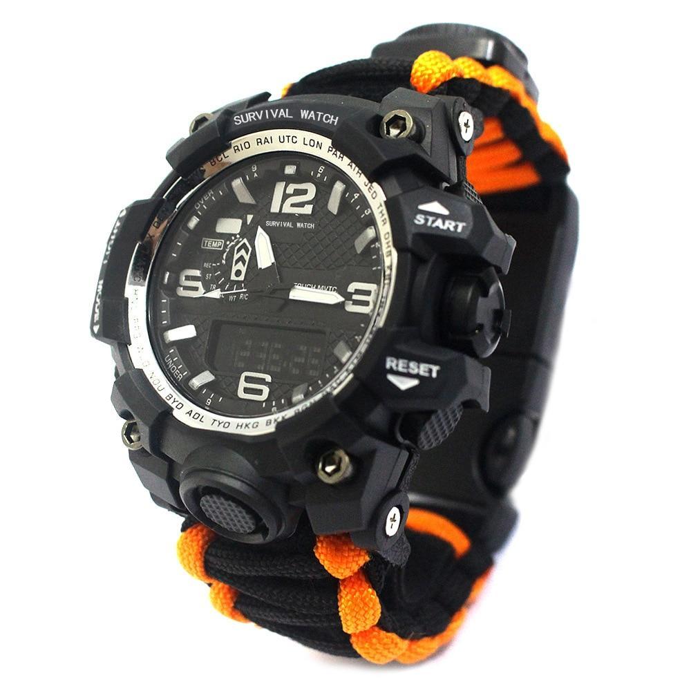 Ultimate Outdoor Survival Essentials Watch - Indigo-Temple
