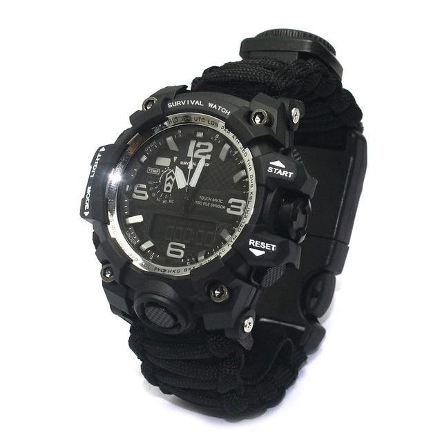 Ultimate Outdoor Survival Essentials Watch - Indigo-Temple