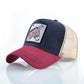 Stylish Animal Design Trucker Caps - Indigo-Temple