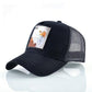 Stylish Animal Design Trucker Caps - Indigo-Temple