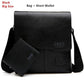 JEEP BULUO™ Leather Messenger Bag - Indigo-Temple