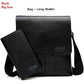 JEEP BULUO™ Leather Messenger Bag - Indigo-Temple