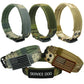 Tactical Nylon Padded Dog Collar - Indigo-Temple
