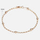 TrendsMax™ Rose Gold Unisex Chain-Link Bracelets - Indigo-Temple