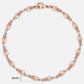 TrendsMax™ Rose Gold Unisex Chain-Link Bracelets - Indigo-Temple