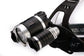 4-mode 8000Lm  LED Headlamp Set - Indigo-Temple
