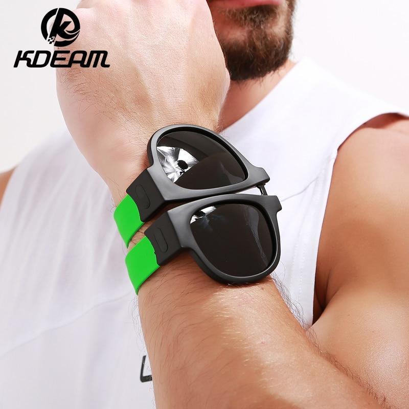 BendiShades™ Snap-Flex Polarized Unisex Sunglasses - Indigo-Temple