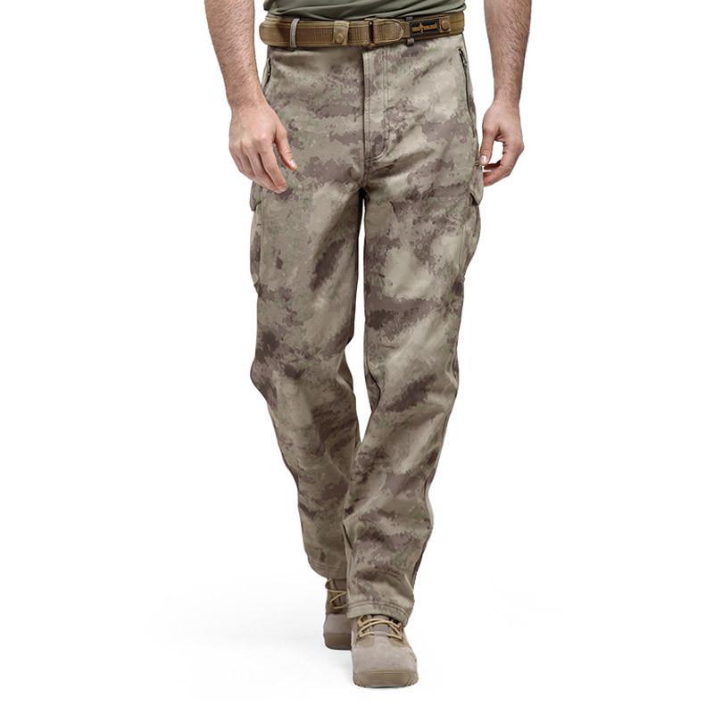 Tactical Soft-shell Waterproof Warm Pants  (8 colors) - Indigo-Temple