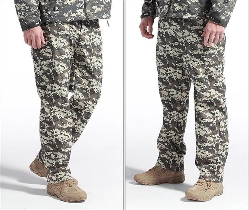 Tactical Soft-shell Waterproof Warm Pants  (8 colors) - Indigo-Temple