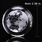 3D Laser-Engraved Decorative Crystal Globe - Indigo-Temple