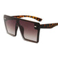 Large-Frame Women's Fashion Anti-UV Sunglasses - Indigo-Temple