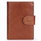 MISFITS™ Vintage Snap-Closure Genuine Leather Wallet - Indigo-Temple
