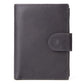 MISFITS™ Vintage Snap-Closure Genuine Leather Wallet - Indigo-Temple