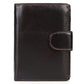 MISFITS™ Vintage Snap-Closure Genuine Leather Wallet - Indigo-Temple
