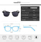 YOOSKE™ Polarized Unisex Retro Sunglasses - Indigo-Temple