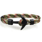 HOMOD™ Nautical Hook Unisex Rope Bracelet - Indigo-Temple