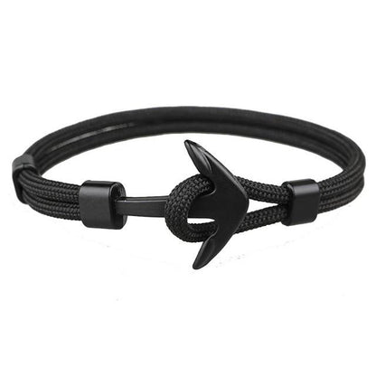 HOMOD™ Nautical Hook Unisex Rope Bracelet - Indigo-Temple