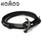 HOMOD™ Nautical Hook Unisex Rope Bracelet - Indigo-Temple