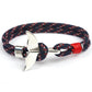 HOMOD™ Nautical Hook Unisex Rope Bracelet - Indigo-Temple