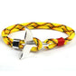 HOMOD™ Nautical Hook Unisex Rope Bracelet - Indigo-Temple