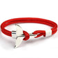 HOMOD™ Nautical Hook Unisex Rope Bracelet - Indigo-Temple