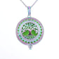 Essential Oil / Perfume Diffusing Locket Necklace - Indigo-Temple