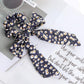 AWAYTR™ Stylish Elastic Hair-Bow Scrunchy - Indigo-Temple